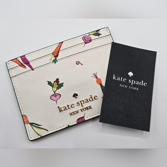 kate spade Handbags - Kate Spade Vegetable Print Card Holder